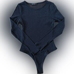 Sheer Shimmery Women's Bodysuit